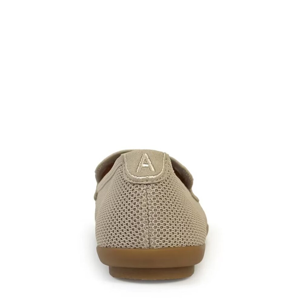 New Aerosoles Davien Knit Loafer Flat Beige Natural Pointed Toe Size 8 $99 - Picture 4 of 5